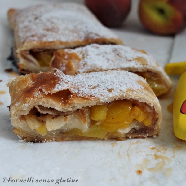 Strudel di Pesche senza glutine