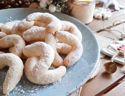 Biscotti Vanillekipferl senza glutine