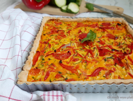 Quiche-alle-verdure-senza-glutine- torta salata senza glutine