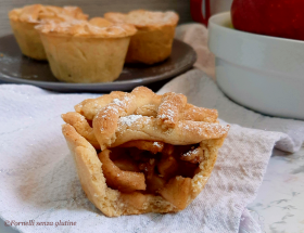 Mini apple pie-crostatine di mele senza glutine